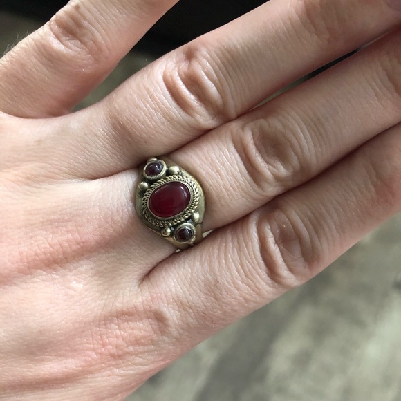 Tibetan Ring and Bracelet Set - Picture 6 of 6